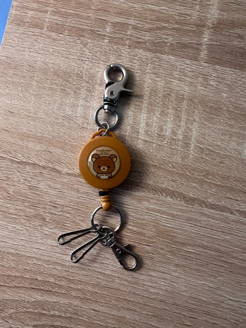 Rilakkuma  Retractable Keychain badge reel